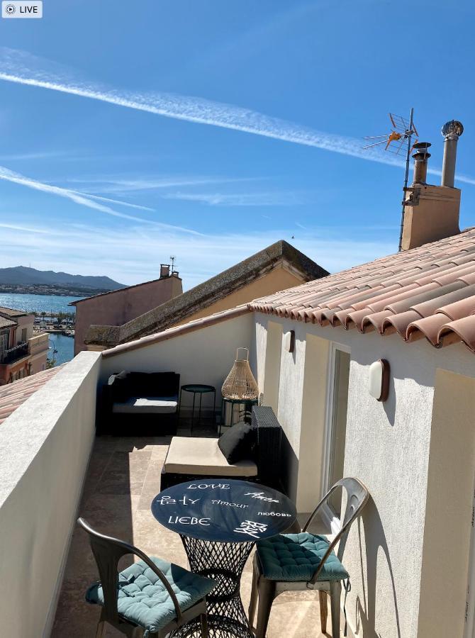 Les Nuits Etoilees, Studio Terrasse Apercu Mer, Tres Lumineux, Ac, 100M Du Port Sanary 외부 사진